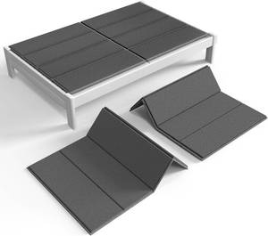 lot 4883 image: $94 Folding Spring Box, Breathable Bunkieboards, Full 54x75