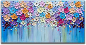 lot 4884 image: $299 Yika Art 3D Paintings Modern Abstract Oil on Canvas 30x60