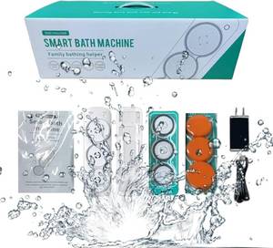 lot 618 image: $200 Shower Back Scrubber Wall Mounted,Electric Back Bath Brush,Three-Speed Adjustment and 360  Automatic Rotation for Shower,Deep Cleansing
