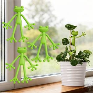 lot 6336 image: Frog Plant Stand, Frog Plant Holder, Flower Pot Hugger Plant Climbing Fixture Clips, Cute & Stable Support, IndoorOutdoor Plant Stand Accessories - Multipurpose Garden Decor Clips for Flower Pots