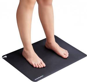lot 6357 image: GroundingWell - Grounding Mat for Feet with 15ft Cord, 50K Ohm Resistor, Carbon Layer - Ground Mat for Work, Sleep, Comfort, Wellness Support