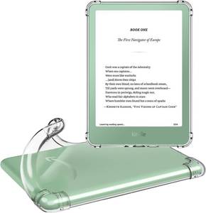 lot 6439 image: MoKo Clear Case for 6 All-New Kindle (11th Generation-20242022 Release), Ultra Clear Soft TPU Slim Flexible Transparent Skin Bumper Back Cover Shell for Kindle 11 2024