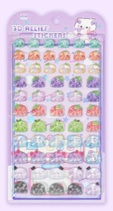 lot 6453 image: Sweet Party 3D Sticker Sheet