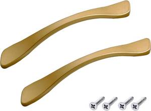 lot 6496 image: 4 pack, 2 Pack, 8 total Cabinet Pulls Gold Stainless Steel Kitchen Drawer Pulls Cupboard Handles Cabinet Handles Solid Knobs Door Drawer Knobs