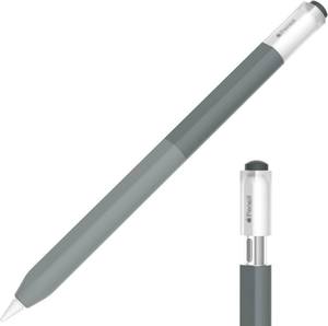 lot 6505 image: AZF iPencil Case Compatible with Apple Pencil (USB-C) Case, Gradient Color Silicone Cover, Comfortable Grip Soft and Non-Slip, Support Magnetic Attachment. (Gray)