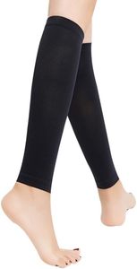 lot 6520 image: Calf Compression Socks 15-20 mmHg for Women & Maternity - Breathable Graduated Support Socks for Running, Travel, Daily Wear 1Pair Small