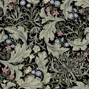 lot 6679 image: practicalWs Vintage Peel and Stick Wallpaper Boho William Morris Floral Wallpaper for Bathroom Self Adhesive Contact Paper Stick on Wallpapers for Living Room Drawers Wall Backsplash 17.7in118in