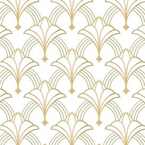 lot 6736 image: Reqfen Geometric Peel and Stick Wallpaper White and Yellow Contact Paper Floral Wallpaper Modern Self Adhesive Removable Wallpaper for Bedroom Bathroom Cabinets Decor Vinyl Rolls 197x16.1