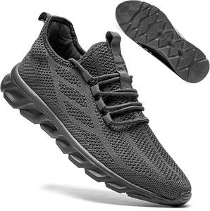 lot 6802 image: QIJGS Mens Sport Shoes Running Training Walking Jogging Tennis Gym Fashion Workout Athletic Casual Comfort Relax Size Mens 8.5