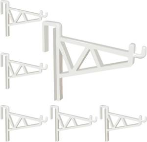 lot 6819 image: 6 Pack Beehive Frame Holder Grip Bee Hive Frame Hanger Beehive Inspection Bracket Beehive Frame Perch Beehive Hanger Beekeeping Frame Support Bracket Rack Beekeeping Frame Holder Tool(White)