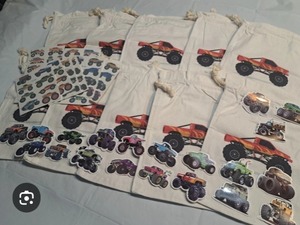 lot 6829 image: Lot of Moster Truck PArty Favors