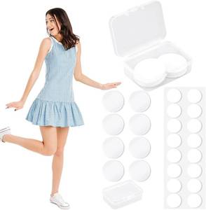 lot 6849 image: Honeydak 8 Pcs Dress Weights for Wind Invisible Reusable Hem Weights for Wind Secure Skirt Fit Stick on Adhesive for Garment Skirt Dress