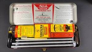 lot 3 image: Vintage Outers Shotgun Cleaning Kit Appears Unused in Aluminum Case