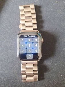 lot 47 image: Apple Watch with Bronz Stainless Steel Band & Charger