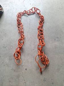lot 117 image: 8 Foot Looped, 16 Foot Extention Cord