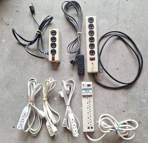 lot 120 image: Power Strip and Extension Cord Lot