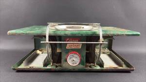 lot 128 image: Vintage Coleman LP Gas Picnic Stove Green Portable Picnic Stove