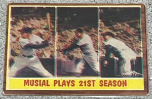 lot 6 image: 1962 Topps Baseball Card #317 - Stan Musial