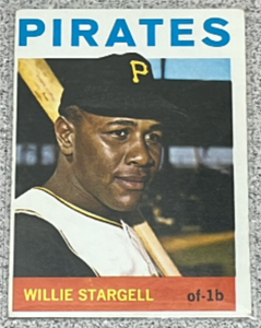 lot 16 image: 1964 Topps Baseball Card #342 - Willie Stargell