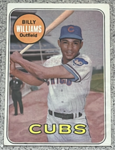lot 56 image: 1969 Topps Baseball Card #450 - Billy Williams  Chicago Cubs