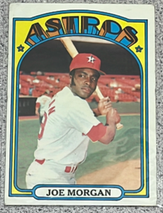 lot 65 image: 1972 Topps Baseball Card #132 - Joe Morgan Houston Astros