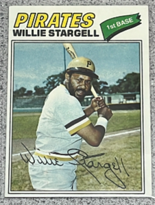 lot 85 image: 1977 Topps Baseball Card #460 - Willie Stargell  Pittsburgh Pirates