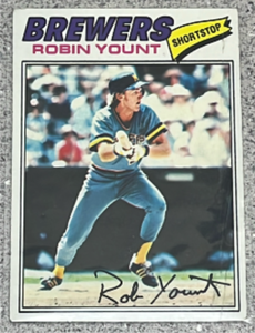 lot 87 image: 1977 Topps Baseball Card #635 - Robin Yount