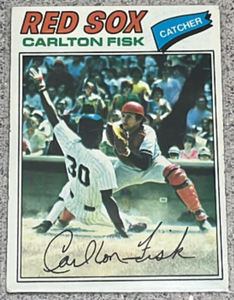 lot 88 image: 1977 Topps Baseball Card #640 - Carlton Fisk
