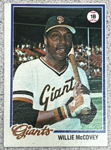 lot 93 image: 1978 Topps Baseball Card #34 - Willie McCovey
