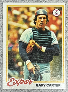 lot 96 image: 1978 Topps Baseball Card #120 - Gary Carter Montreal Expos