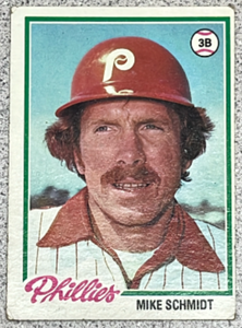 lot 101 image: 1978 Topps Baseball Card #360- Mike Schmidt