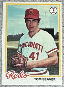 lot 103 image: 1978 Topps Baseball Card #450 - Tom Seaver Cincinnati Reds
