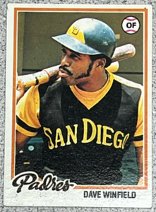 lot 105 image: 1978 Topps Baseball Card #530 - Dave Winfield San Diego Padres