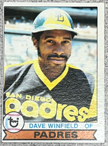 lot 112 image: 1979 Topps Baseball Card #30 - Dave Winfield San Diego Padres