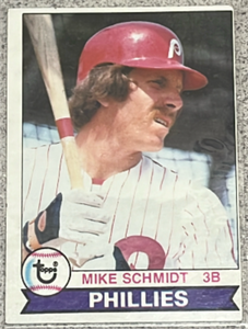 lot 120 image: 1979 Topps Baseball Card #610 - Mike Schmidt