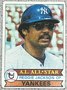 lot 122 image: 1979 Topps Baseball Card #700 - Reggie Jackson New York Yankees