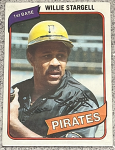 lot 125 image: 1980 Topps Baseball Card #610 - Willie Stargell Pittsburgh Pirates