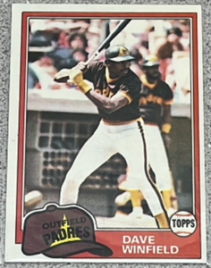 lot 152 image: 1981 Topps Baseball Card #370 - Dave Winfield