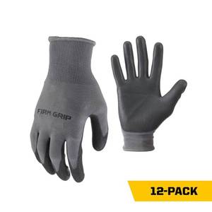 Large General Purpose Polyurethane Grip Work Gloves (24-Pack)