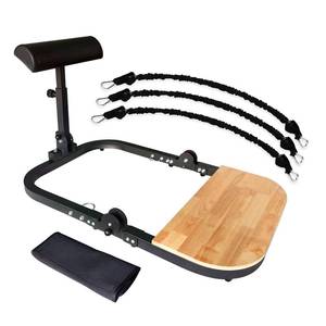 lot 5245 image: Hip Thrust Machine for High Resistance Glute Workout Equipment,Glute Machine Home Gym Hip Thrust Bench Comes with 50, 100, and 150 Lbs of Resistance - Retail $170