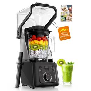 Professional Commercial Vacuum Blender with Quiet Shield, 2026 Upgraded 40000 RPM, 56oz Eastman Tritan Cup for Smoothie, Nut Milk, Hot Soup, Baby Food, Self-Clean, 5-Year Full Warranty - Retail: $300