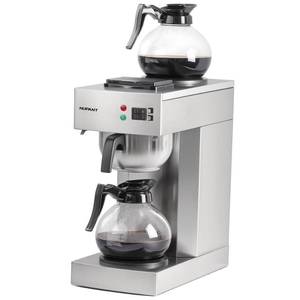 lot 5263 image: NUPANT 12-Cup Coffee Maker 1.8L Commercial Drip Coffee Maker Pour Over Coffee Machines with 2 Glass Carafes and 2 Warmers Plate Stainless Steel Coffee Brewer for Coffee Bar and Restaurant - Retail $250