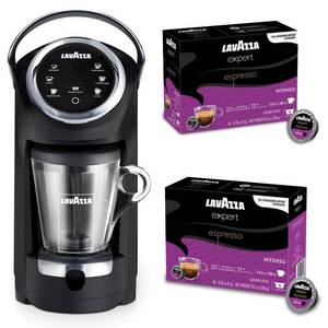 Lavazza Classy Plus Coffee Maker 72 Count Intenso Espresso Capsules Dual Brew Espresso &amp; Lungo Machine Compatible Expert Capsules - Retail: $236
