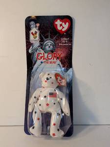 lot 32 image: TY Beanie Baby Glory Bear McDonalds 1999