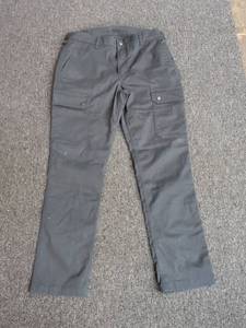 lot 74 image: Black Work Cargo Pants with Multiple Pockets Size 30x34