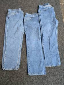 Used Blue Denim Jeans Lot Bundle Size 18W