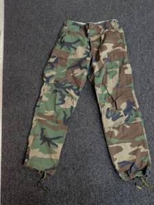 lot 81 image: Military Woodland Camouflage Combat Pants
