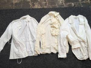 lot 85 image: Mixed Lot of White Button-Up Shirts and Blouses Size M and L