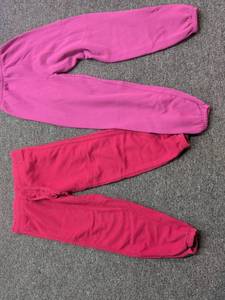 lot 89 image: Norma Kamali Pink Sweatpants Bundle - Size Small