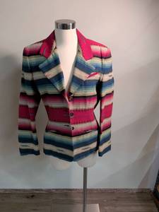 lot 119 image: Express Multi-Color Striped Blazer Size 78